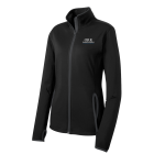 Sport-Tek® Women's Sport-Wick® Stretch Contrast Full-Zip Jacket